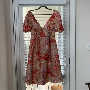 ASOS Design garden party vintage cup midi dress